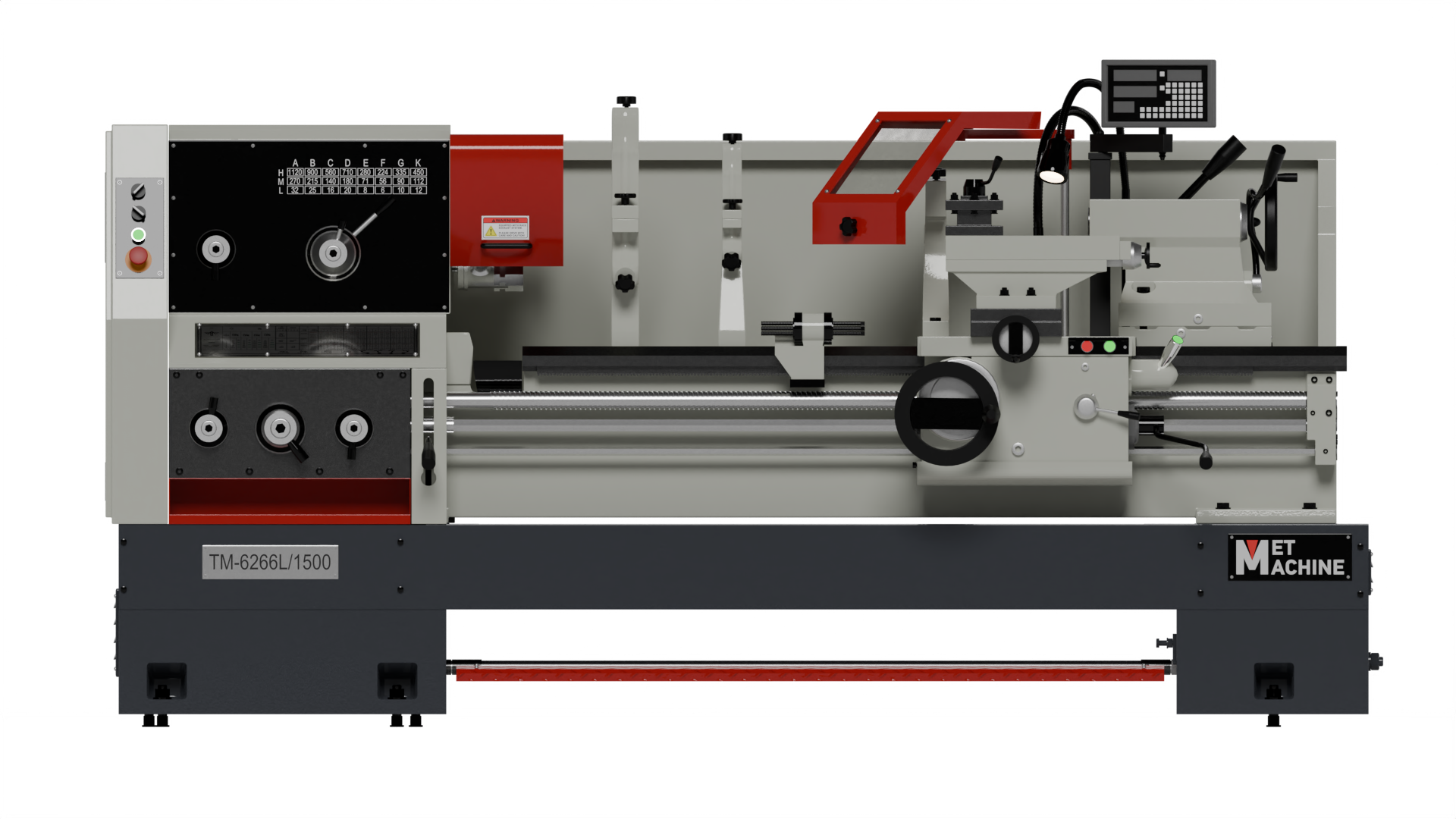 Универсальный токарный станок MetMachine с УЦИ TM-6250B-1500 - 2